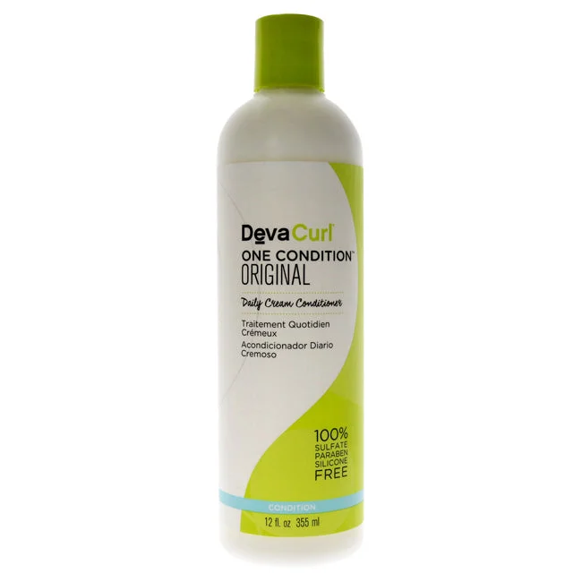 best leave-in conditioner for curly, frizzy hair -DevaCurl One Condition Daily Cream Conditioner by DevaCurl for Unisex - 12 oz Conditioner