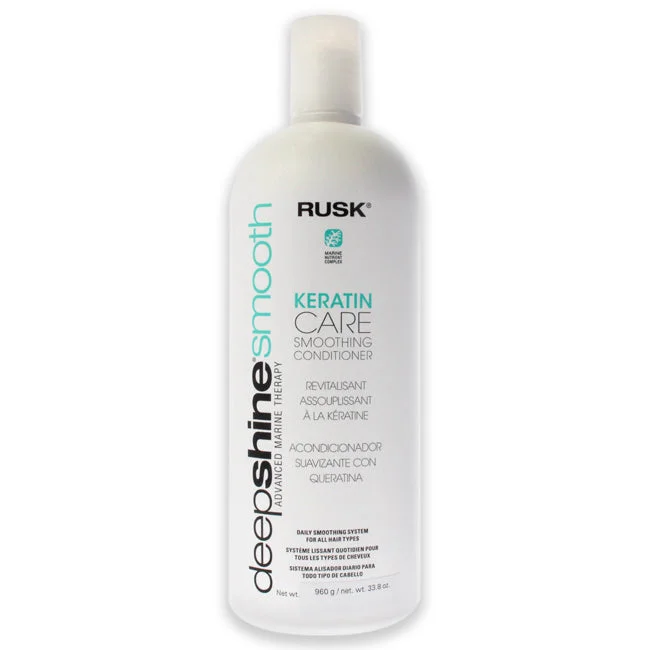 how to treat hair thinning with protein-rich treatments -Rusk Deepshine Smooth Keratin Care Conditioner by Rusk for Unisex - 33.8 oz Conditioner