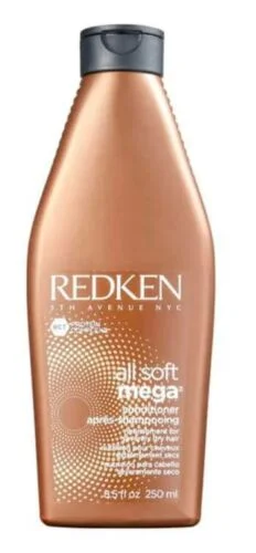 hair care routine for frizzy hair in humid weather -Redken All Soft Mega Conditioner 8.5 fl oz