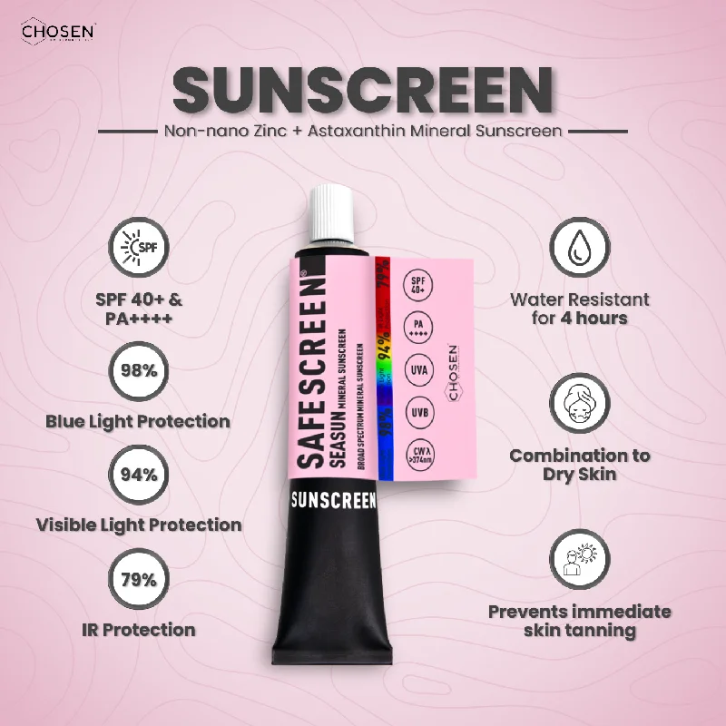 SAFESCREEN® Seasun Mineral Sunscreen SPF 40+