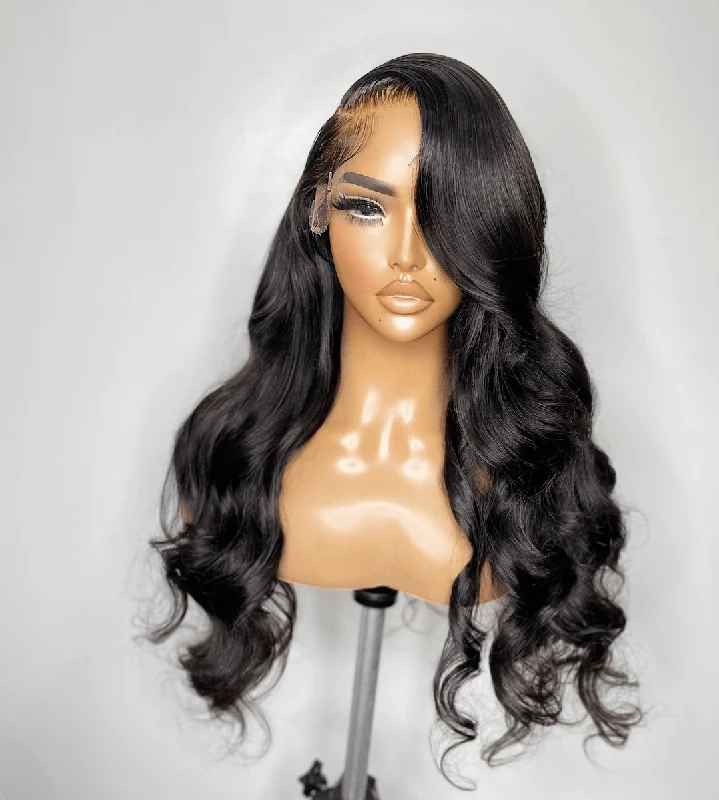 short wigs for sophisticated, refined looks-SALE Custom Closure Wig: Indian Hair