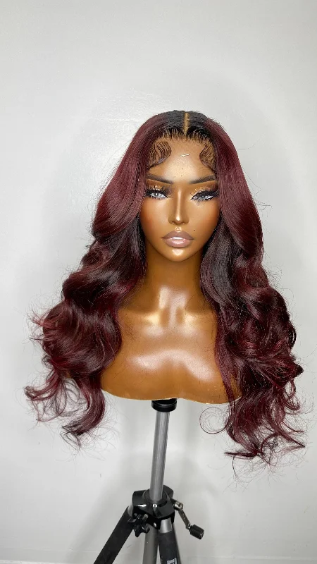 wigs for full coverage and comfort-SALE Custom Wig: Merlot