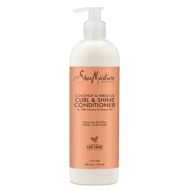 how to manage coarse, unruly hair at home -Shea Moisture Ch Conditioner Curl + Shine 6 Piece 24 Fl. Oz.