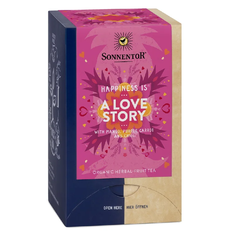 Sonnentor Organic Happiness Is A Love Story Herbal Tea