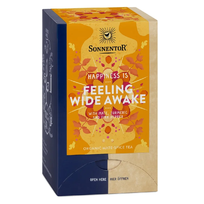 Sonnentor Organic Happiness Is Feeling Wide Awake Herbal Tea