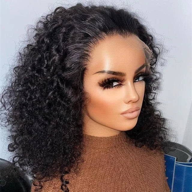 wigs for a timeless, classic look every day-Undetectable Invisible Afro Glueless 13x4 Frontal Lace Wig | REAL HD LACE