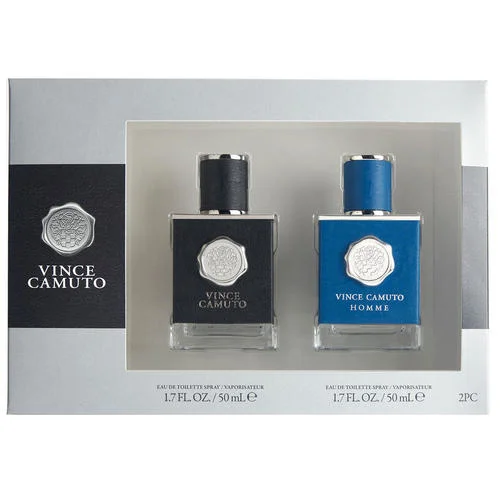 Vince Camuto Men Gift Set 3 PC 1.7 oz Eau De Toilette X 2