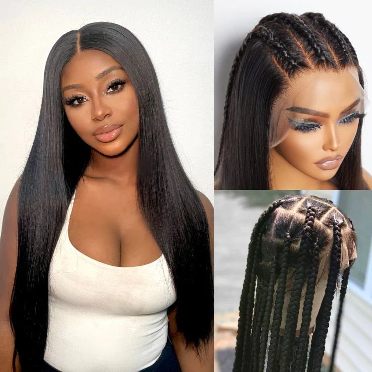 wigs for a soft, natural, and bouncy look-Worth | Natural Black Straight Full Lace Wig