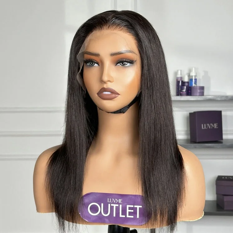 wigs for achieving soft, feminine curls-Worth | Silk Straight 13x4 Frontal Lace Wig Side Part