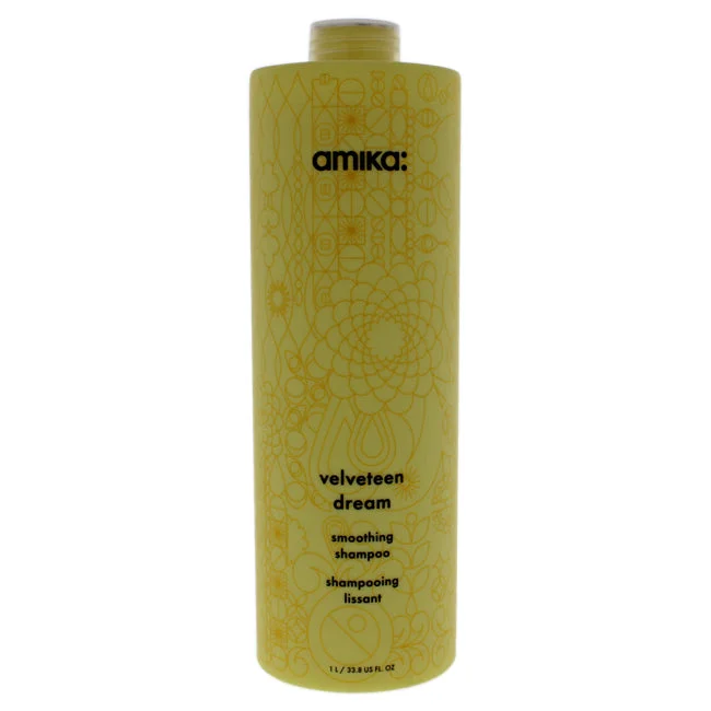 Amika Velveteen Dream Smoothing Shampoo by Amika for Unisex - 33.8 oz Shampoo