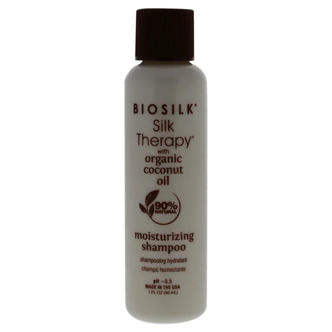 Biosilk Silk Therapy with Organic Coconut Oil Moisturizing Shampoo by Biosilk for Unisex - 1 oz Shampoo