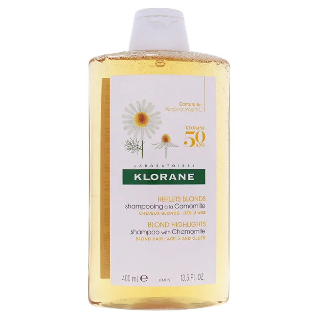 Klorane Blond Highlights Shampoo with Chamomile by Klorane for Women - 13.5 oz Shampoo