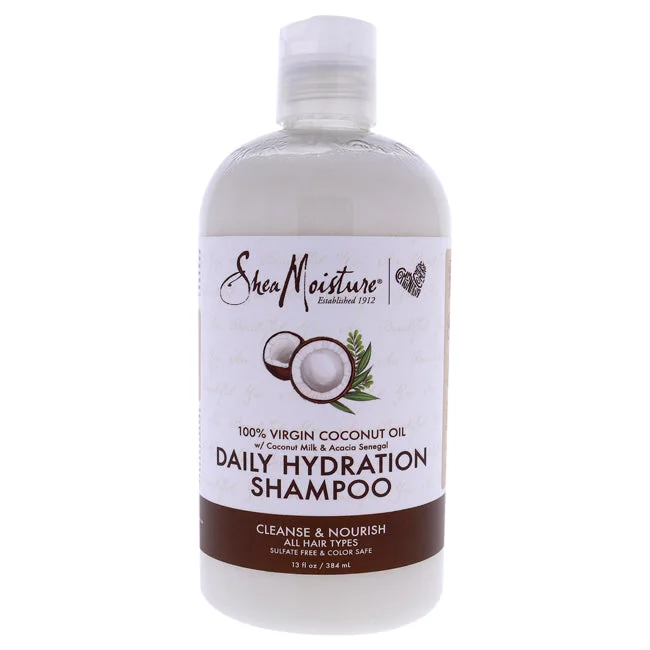 Shea Moisture 100 Percent Coconut Oil Daily Hydration Shampoo by Shea Moisture for Unisex - 13 oz Shampoo