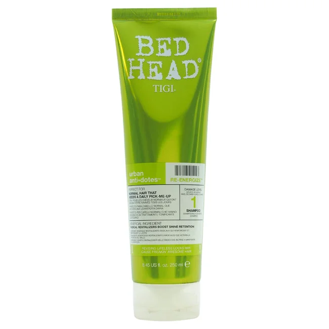 TIGI Bed Head Urban Antidotes Re-energize Shampoo by TIGI for Unisex - 8.45 oz Shampoo